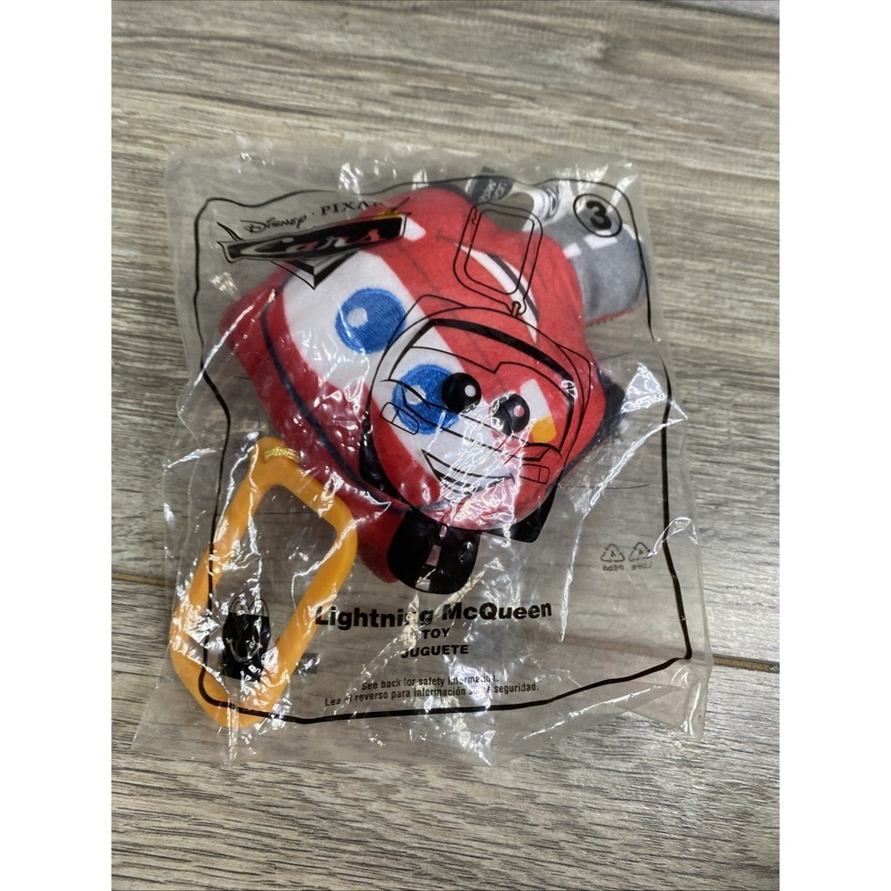 McDonalds Happy Meal Toy Disney Cars LightningMcQueen Keychain Bags Clip-onPlush